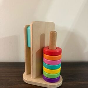 Lovevery Wooden Stack & Slot Babbler Replacement Stacker Toy
